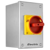 Electrix Stainless Steel 32A 3 Pole Isolator
